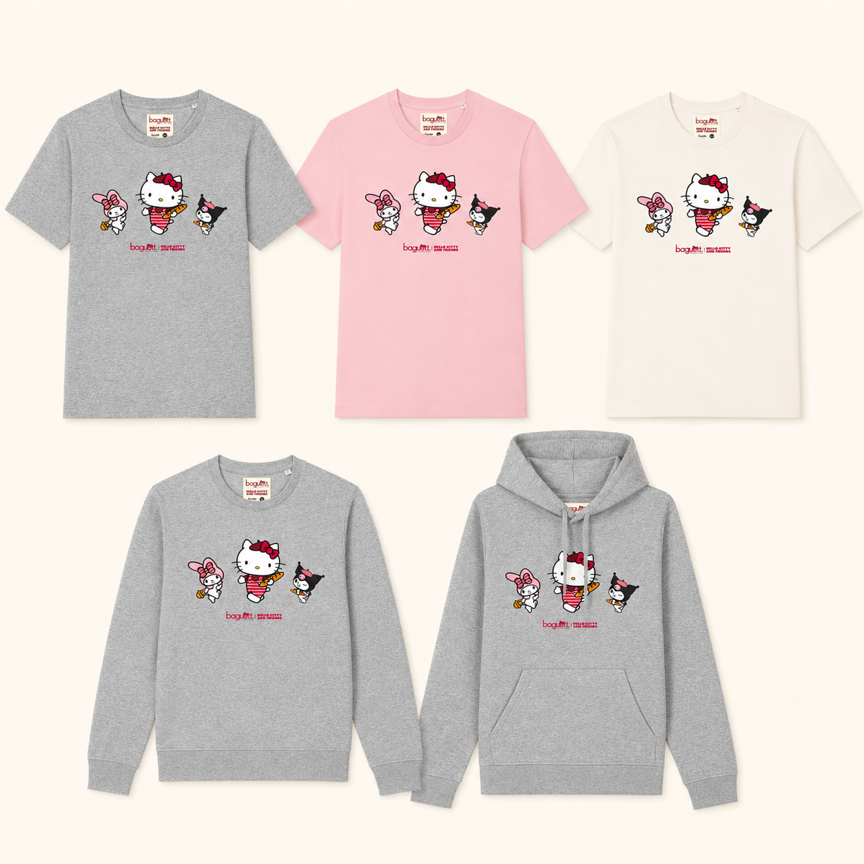 Hello Kitty & Friends Best Friends T-Shirt・Sweatshirt・Hoodie 商品照